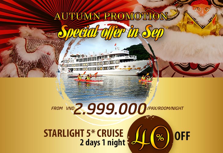 Oriental sails Autumn Promotion - Special offer in Sep
